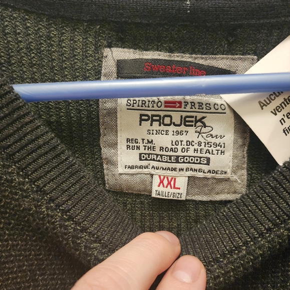 Projek Raw Men's XXL Vintage sweatshirt - Picture 2 of 3